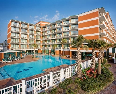 Virginia Beach hotel - Holiday Inn and Suites boardwalk view