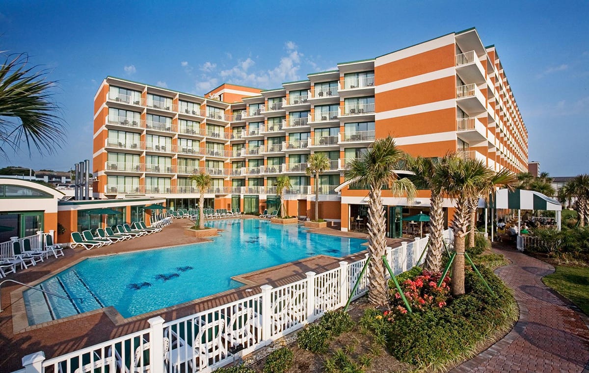 Virginia Beach hotel - Holiday Inn and Suites boardwalk view