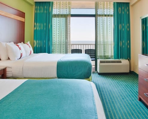 Virginia Beach hotel - oceanfront 2 queen bed room