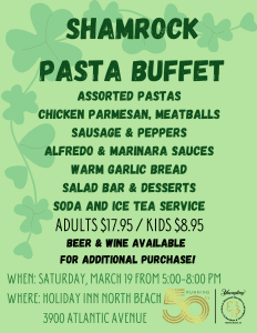 Shamrock Pasta Buffet