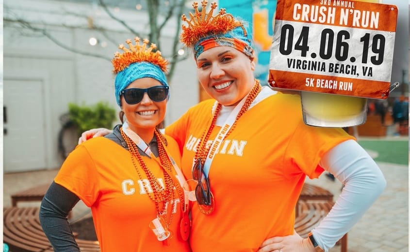 3rd Annual Crush ‘N Run 5k Beach Run | Virginia Beach Oceanfront Hotel