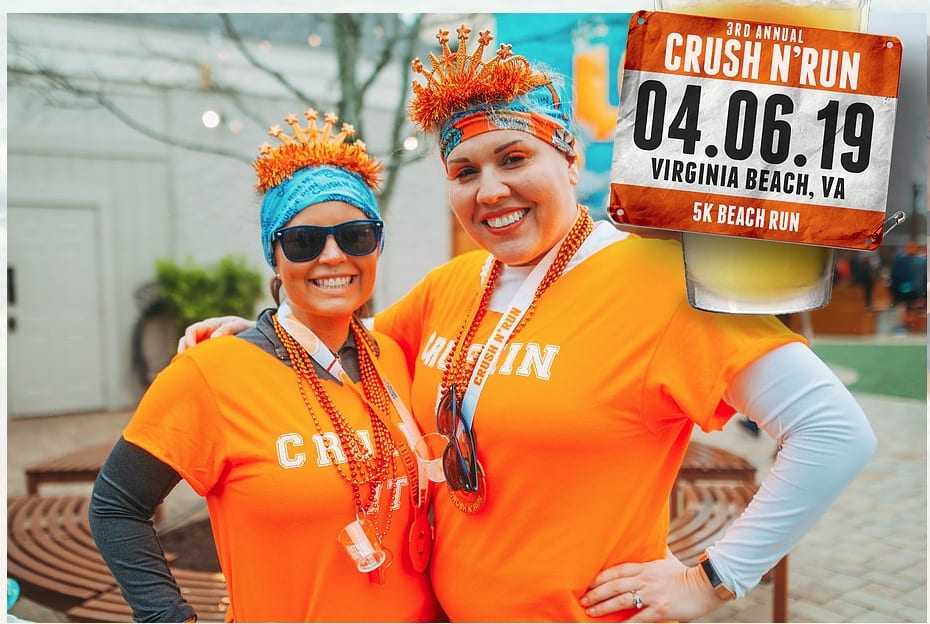 3rd Annual Crush ‘N Run 5k Beach Run Holiday Inn and Suites Virginia