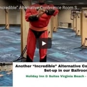 virginia beach events - event space - event planning - venues for conferences & meetings : Alternative Conference Room Set-up in our Ballroom
