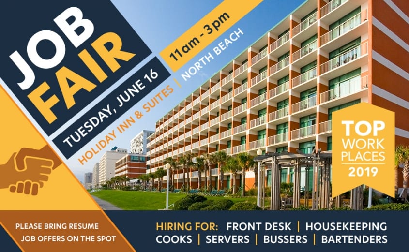 Help Wanted - Job Fair - Virginia Beach Hotel & restaurants