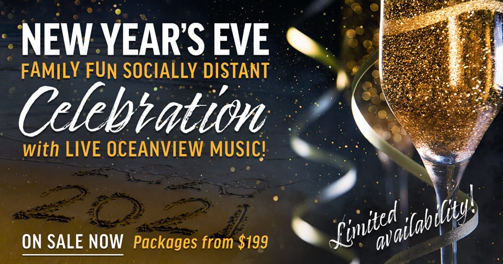 New Year’s Eve Family Fun Socially Distant Celebration with Live Oceanview Music | Virginia Beach Hotel