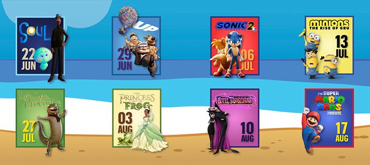 Virginia Beach event - Beach Blanket Cinema Series - weekly movies on the beach
